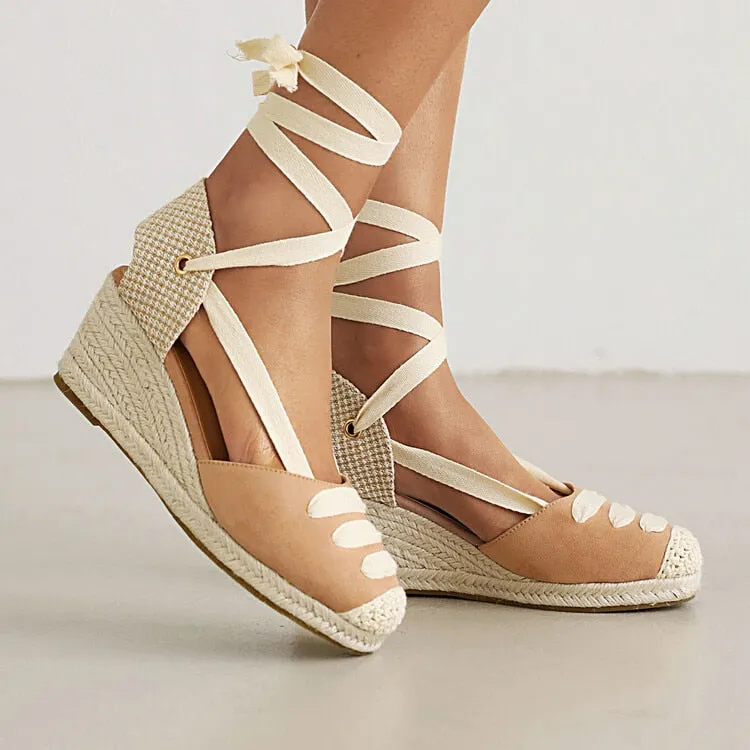 Abigail Espadrille Platform Sandals - 3 Colors